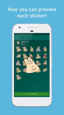 Rabbit WAStickerApps android App screenshot 1